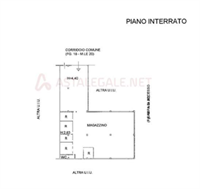 Albenga, in locazione magazzino di circa 750 mq.