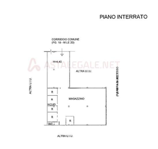 Albenga, in lvendita magazzino di circa 750 mq.